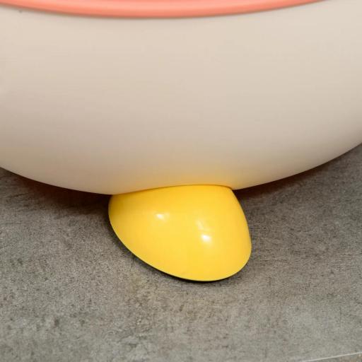 Orinal Infantil WC Aprendizaje Orinal para Bebé de 6-36 Meses en Forma de Zorro Tapa Antideslizante 34,5x35x23 cm Rosa [7]