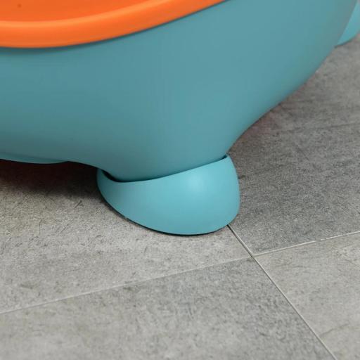 Orinal para Bebé de 6-36 Meses Orinal Infantil en Forma de Alien Tapa Estructura Antideslizante 35,6x35,7x22,2 cm Azul [7]