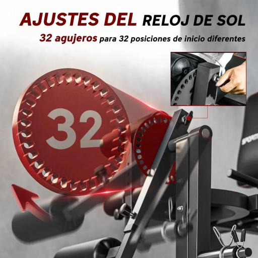 Máquina de Extensión y Curl de Piernas Ajustable con Carga de Placas para Entrenamiento de Cadera Muslos en Gimnasio [1]