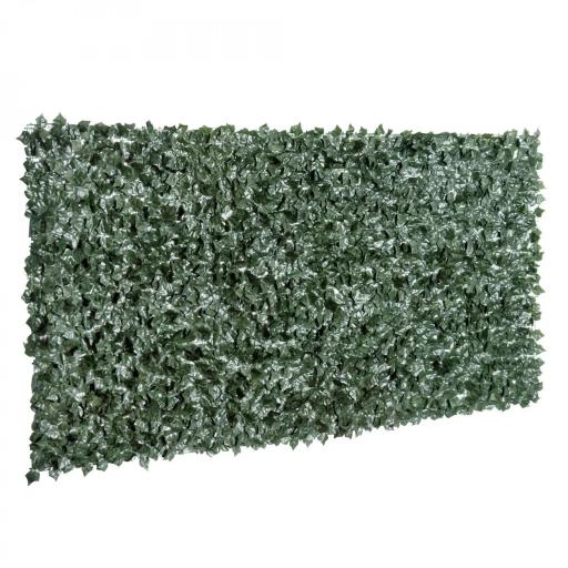 Seto Artificial Ocultación Jardín en Rollo 3x1,5 m Valla de Privacidad de Hiedra Artificial para Balcón Exterior [7]