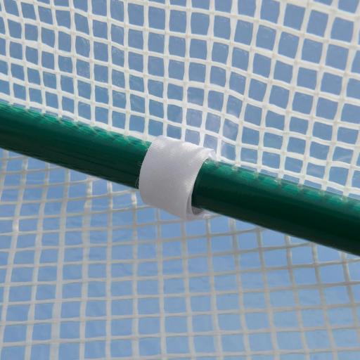 Invernadero Tipo Caseta de Jardín o Terraza 6x3x2 m para Cultivo de Plantas y Semillas Color Blanco [6]