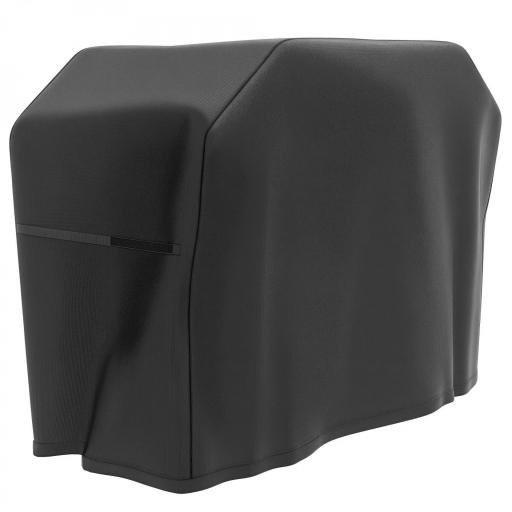 Funda para Barbacoa Rectangular de Tela Oxford 420D Anti-UV Impermeable con Cordón de Sujeción 124x61x91 cm Negro [8]