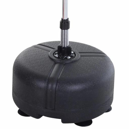 Saco de Boxeo de Pie con Altura Ajustable en 136-154 cm y Base Rellenable Pera de Boxeo con Soporte y Guantes Negro [6]