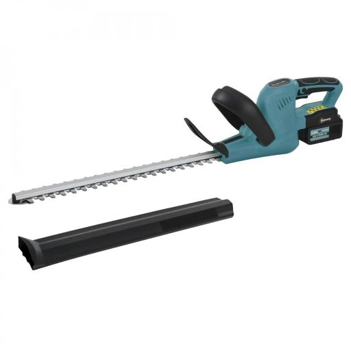 Cortasetos Batería 18V con 2 Baterías de 4000mAh Longitud de Cuchilla de 51 cm Motor sin Escobillas y Cargador Azul [9]