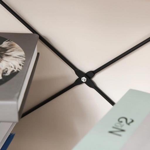 Estantería Estilo Industrial Retro con 6 Estantes Abiertos para Libros y sistema Antivuelco Almacenaje para Salón Oficina 80x30x180 cm Marrón Rústico [6]