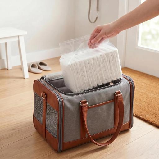 Pañales Desechables para Perros Machos 48 Unidades Súper Absorbentes Antifugas para Cachorros Talla M [6]