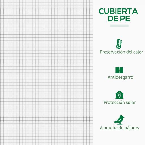 Invernadero de Exterior con Ventanas y Marco de Acero Invernadero para Cultivar Tomates Flores 200x76x168 cm Blanco [2]