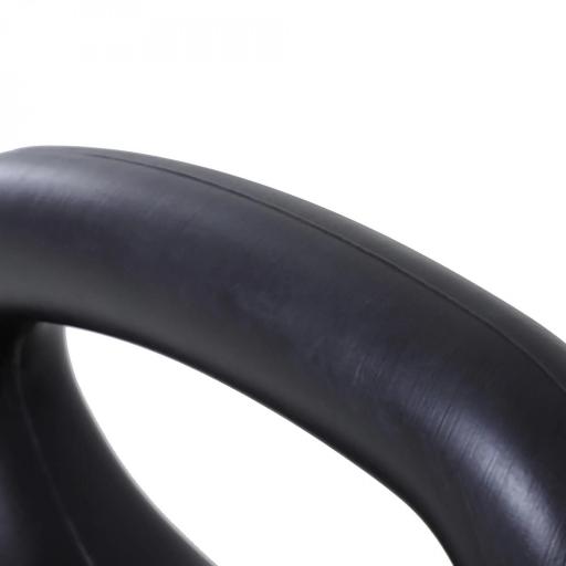 Pesa Rusa de 12 kg Kettlebell Relleno de Arena con Mango Ancho Antideslizante para Entrenamiento 27x21x31 cm Negro [6]