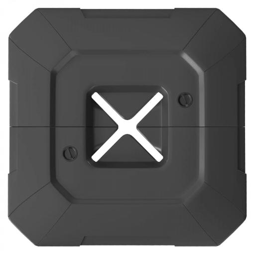 Juego de 2 Pesas para Sombrilla, Bases para Sombrilla Rellenables 80 kg con Agua 80 kg o Mezcla de Agua y Arena 105 kg [9]