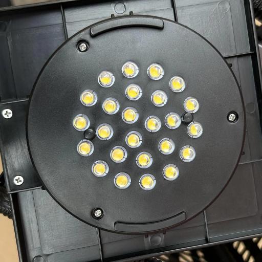 Lámpara Solar de Ratán Sintético con Luces LED Encendido/Apagado Automático para Exterior 20x20x68 cm Gris [7]