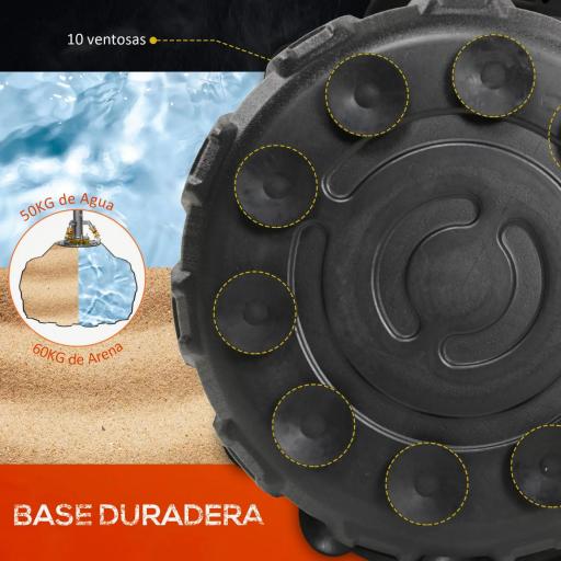 Saco de Boxeo de Pie, 80 cm, Soporte de Boxeo para Adultos, Base Grande Rellenable de Arena 60 kg / Agua 50 kg, Resortes Amortiguador para MMA, Karate, Taekwondo, Entrenamiento en Casa Gimnasio [4]