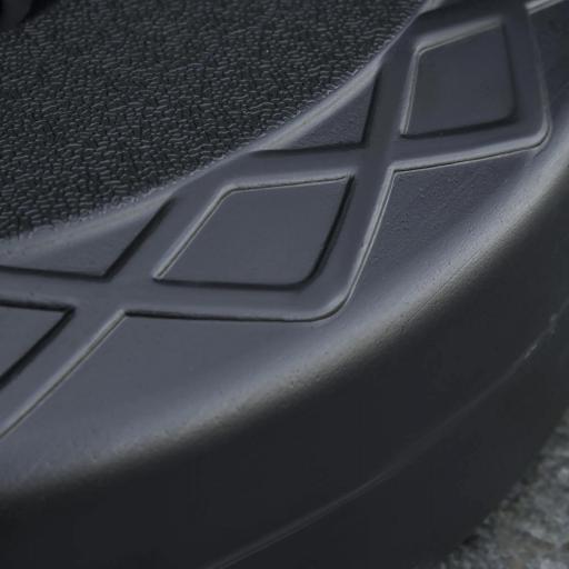 Base de Sombrilla Rellenable de Agua 30 kg Soporte de Parasol Redondo Apto para Postes de 38mm 48 mm Metal y Plástico para Jardín Terraza Ø55x38 cm Negro [6]