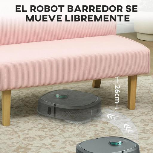 Sofá de 2 Plazas Tapizado en Pana con 2 Puertos USB 1 Puerto Tipo-C y Patas de Madera Carga 240 kg 110x60x85 cm Rosa [7]