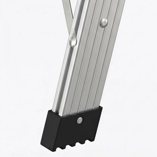 Banco de Trabajo Antideslizante Soporte de Herramientas Plegable de Aluminio con Asa 150 kg 110x32x50 cm Negro [8]