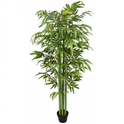Bambú Artificial 180 cm Planta Sintética de Interior para Decoración de Oficina Hogar Ø17x180 cm Verde [9]