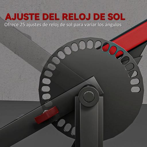 Máquina de Bíceps y Tríceps 2 en 1 Banco de Curl Predicador con Asiento y Apoyo de Codo Ajustables para Gimnasio Casa [1]