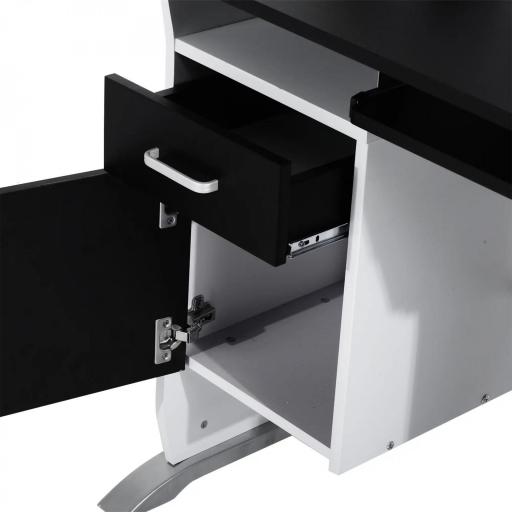Mesa de Ordenador PC Despacho Escritorio 100x52x75cm Oficina Mobiliario Madera [7]