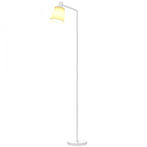 Lámpara de Pie LED Regulable con 3 Temperaturas de Color 3000K-6500K Pantalla Giratoria Bombilla E27 Blanco [9]
