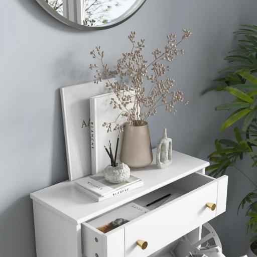 Mueble Zapatero Blanco Zapatero Estrecho con 2 Puertas Abatibles y 1 Cajón para 8 Pares de Zapatos 60x23,5x98,5 cm [6]