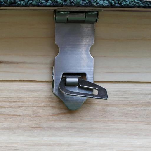 Gallinero de Madera Exterior, Jaula para Gallinas con Nidos, Corral, Bandeja Extraíble, Tapa Abatible, 196x76x97 cm, Natural [1]