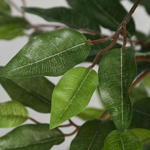 Ficus Artificial 150 cm Planta Artificial con 1008 Hojas Musgo y Maceta Planta Artificial Decorativa Verde [7]