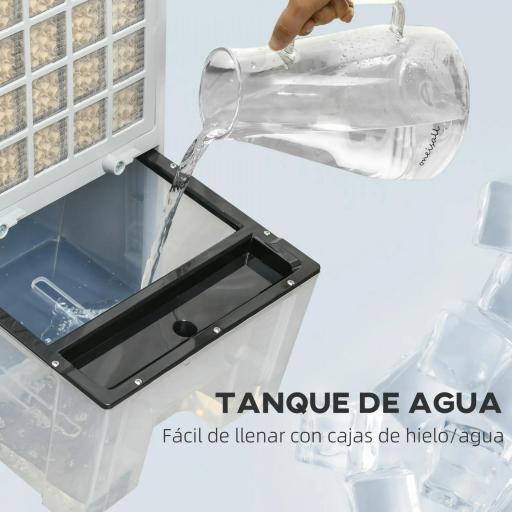 Climatizador 4 en 1 con Control Remoto 3 Modos 3 Velocidades Temporizador y Pantalla Táctil 38x35x81 cm Blanco [2]