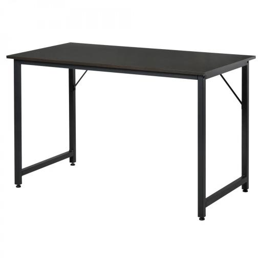 Escritorio para Hogar Oficina Mesa de Comedor Mesa de Ordenador Mesa de Estudio con Pies Ajustables Mobiliario Simple de Oficina 120x60x73cm Carga 70kg [2]