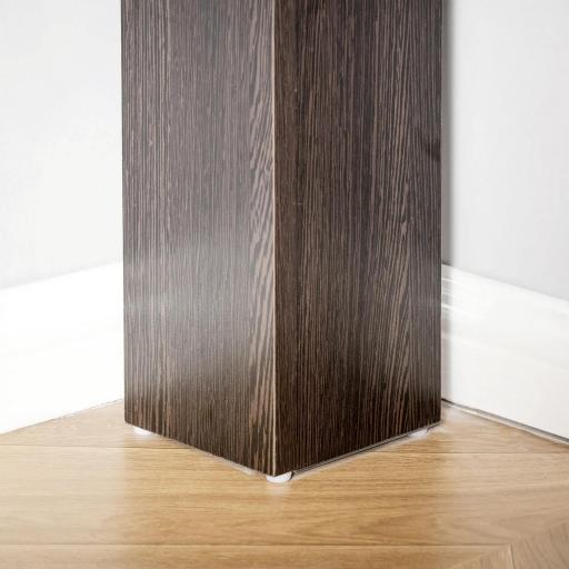 Mesa de Ordenador PC Escritorio para Oficina Hogar Tipo Esquinera Forma L con Estantes 136x130x72cm Madera [7]