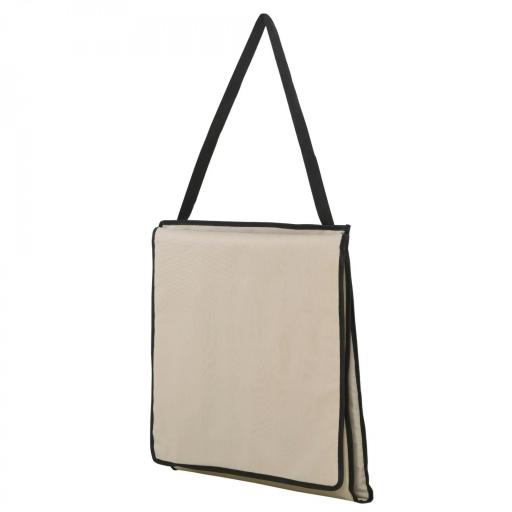 Conjunto de 2 Esterillas de Playa con Respaldo Reclinable y Bolsa de Transporte para Jardín Camping 142x51x40 cm Beige [7]