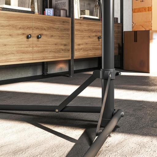 Soporte para Reparación de Bicicletas Ajustable con Bandeja Magnética y Altura Regulable 82x106x107-160 cm Negro [5]