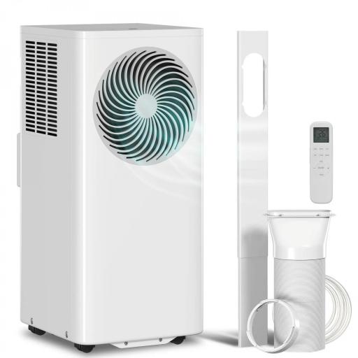 Aire Acondicionado Portátil 7000 BTU 4 en 1 Enfriamiento Deshumidificador Ventilador Modo de Sueño para 26 m² Blanco [9]