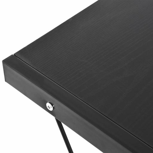 Mesa de Ordenador PC Escritorio para Oficina Hogar 2 Tipos Mesa Esquinera Forma L 130x130x73,5 cm Escritorio Recta Marco Acero [7]