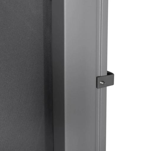 Toldo Lateral Retráctil 300x160 cm Pantalla Enrollable Mampara de Privacidad y Protección Solar para Balcón Terraza Gris [7]