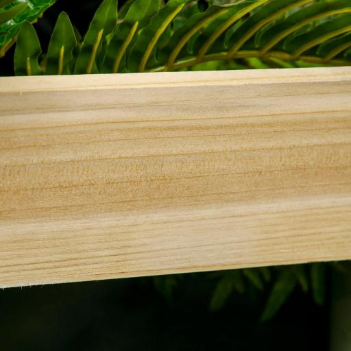 Jardinera de 3 Niveles con Enrejado y Tela no Tejida para Cultivos Verduras Flores Hierbas 95x95x110 cm Natural [6]