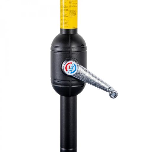 Sombrilla 269x138x236 cm Parasol de Jardín con Manivela y Forma Semicircular Tela Poliéster 180 g/m² para Exterior Terraza Patio Piscina Crema [6]