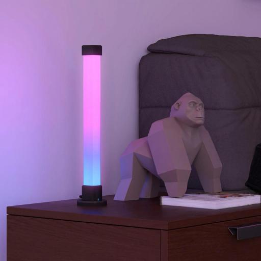 Conjunto de Lámparas de Mesa con Control Remoto App Bluetooth Sincronización con Música y Temporizador Blanco [1]