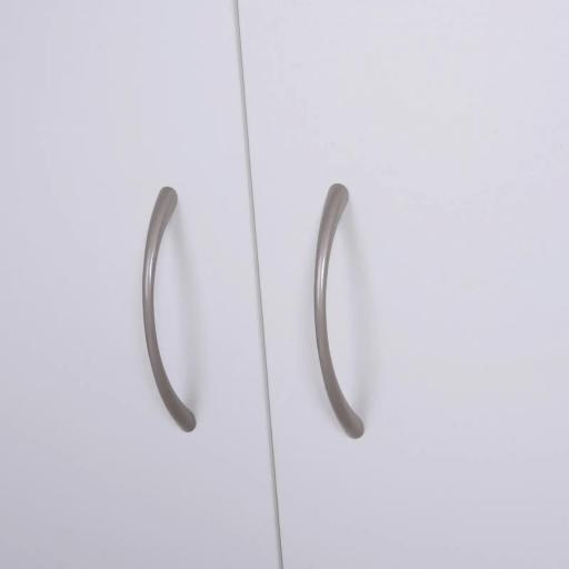 Armario Gabinete Consola Armario Bajo Mueble Organizador de Almacenaje Multiusos de Cocina Comedor Salón Baño con Puertas y Estantes Ajustables 80x32x91 cm [6]