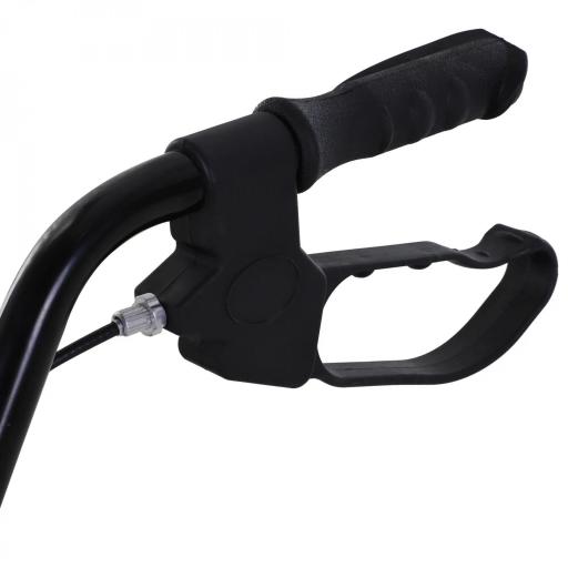 Andador para Adultos Plegable Con Almacenaje Asiento y Frenos 65x53x79-89 cm Azul y Negro [4]