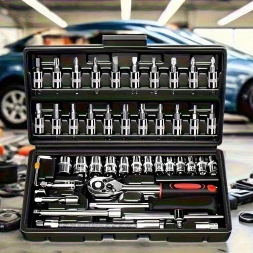 Juego Llave Carraca 46 Piezas