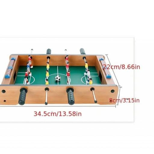 Mini Futbolín Madera 2 Jugadores [1]