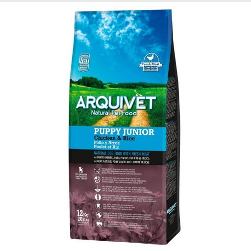 Alimento Super Premium de Pollo y Arroz para cachorros (carne fresca) [3]