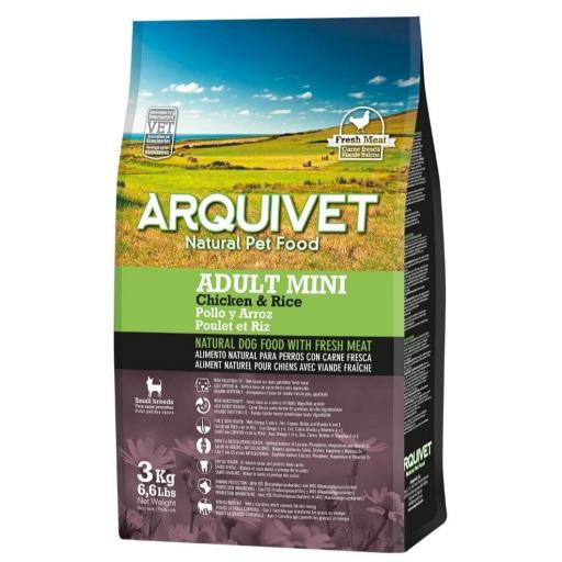 Alimento Super Premium de Pollo y arroz para razas pequeñas (carne fresca)