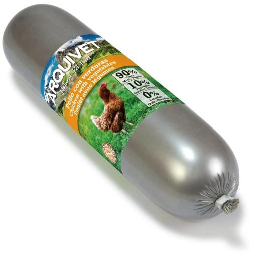 Salchicha de Pollo con Verduras