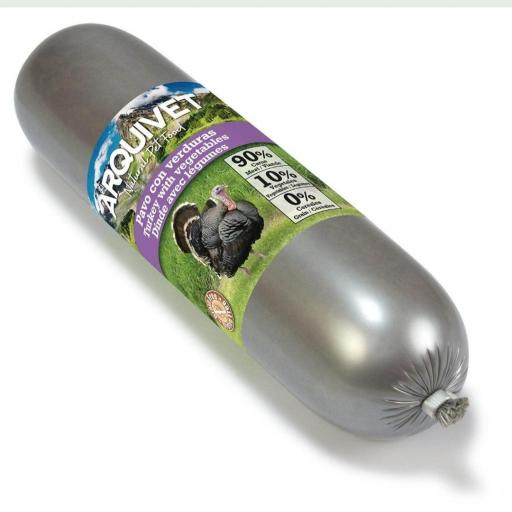 Salchicha de Pavo con Verduras