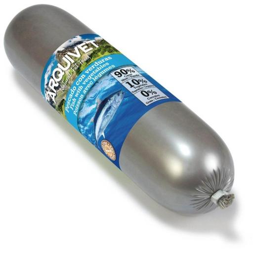 Salchicha de Pescado con Verduras