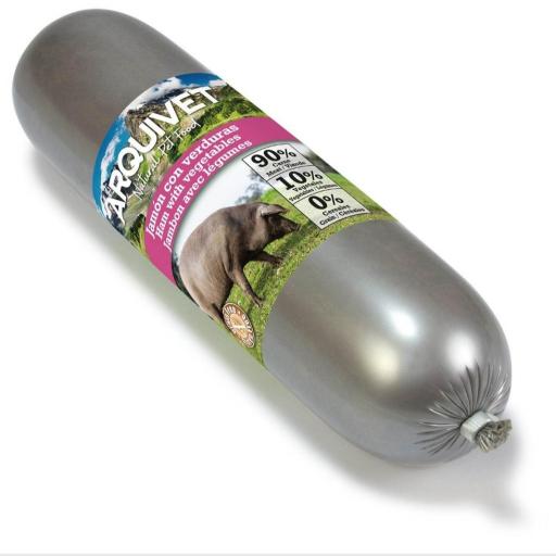 Salchicha de Jamón con Verduras