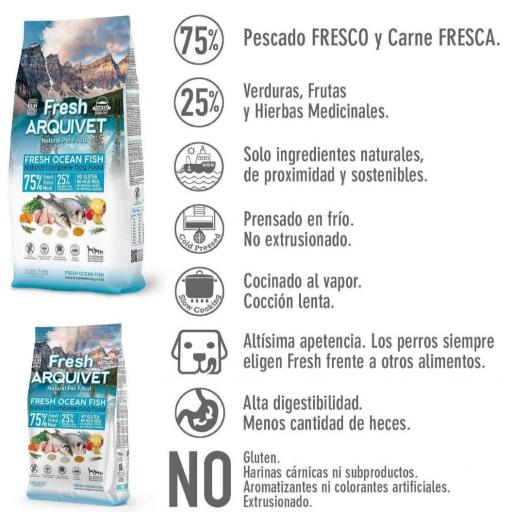 Alimento semihúmedo con Pescado fresco Oceánico - Fresh [4]