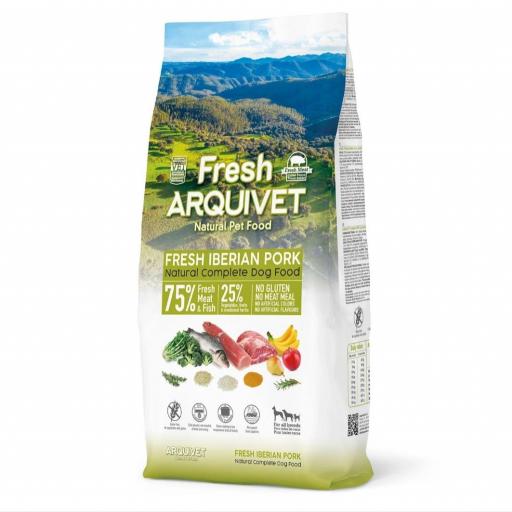 Alimento semihúmedo con Cerdo Ibérico fresco - Fresh