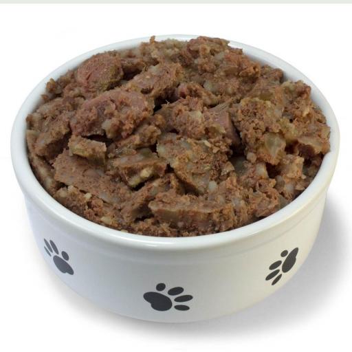 Paté Light de Pollo y Cerdo con patatas para perros mayores o con sobrepeso - Senior Light 400 gramos [1]