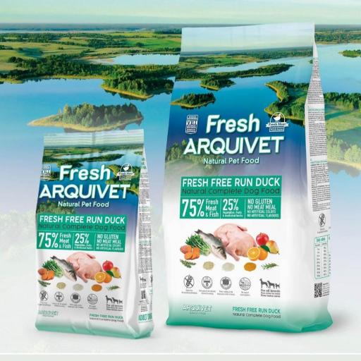 Alimento semihúmedo con Pato fresco criado en libertad - Fresh